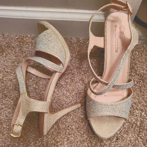 Sparkly heels